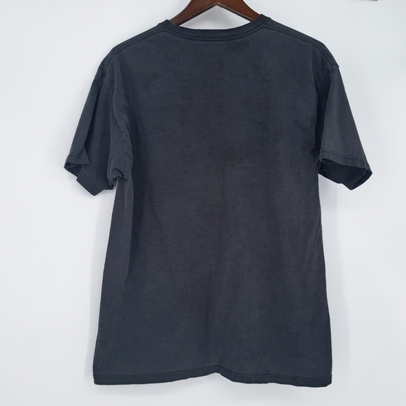 Ghost Face Super Beat Up Grunge Black Graphic Print Scream T Shirt Size Large - Picture 3 of 6